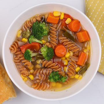 Finger Millet Noodle Soup