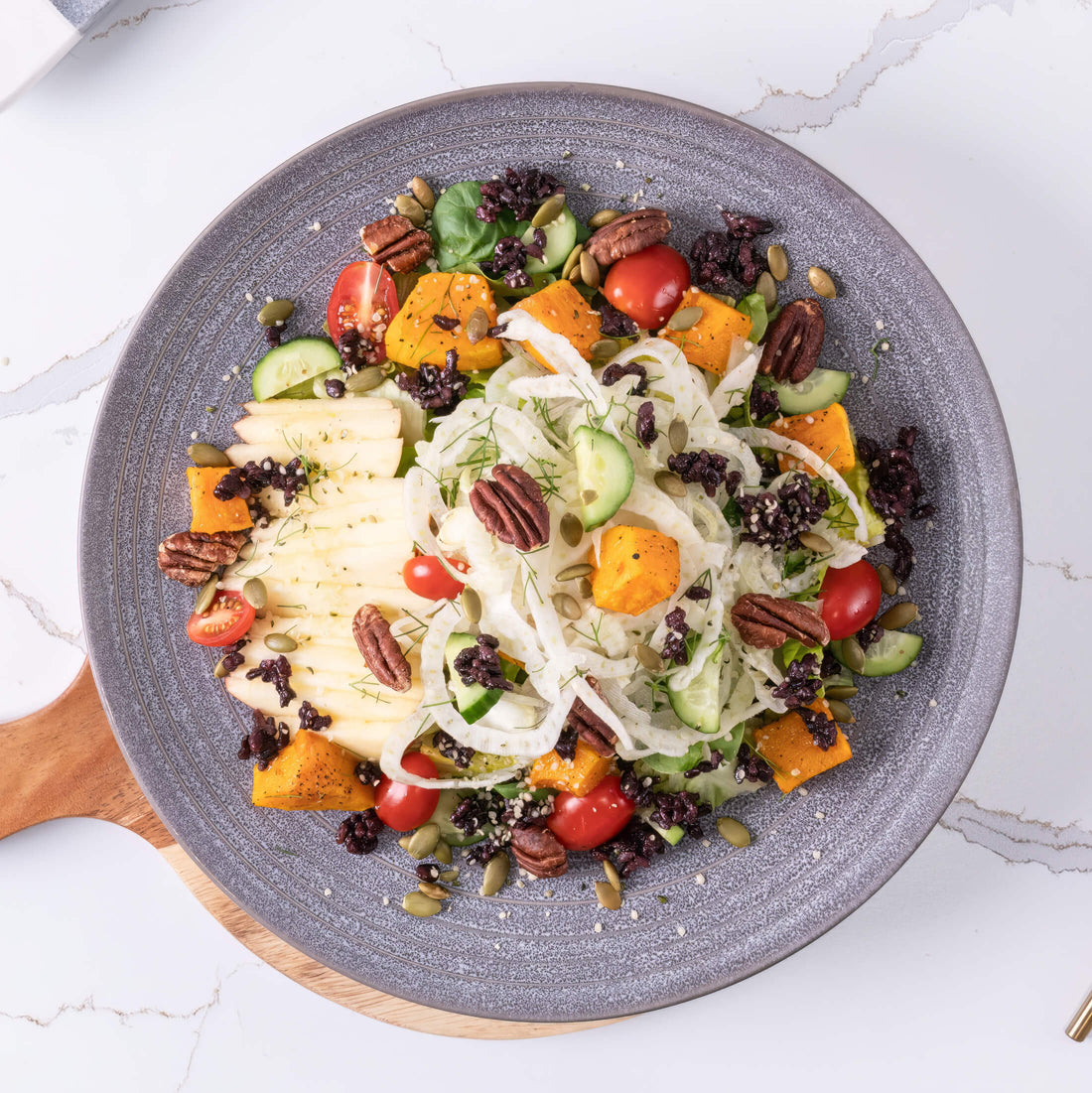 Apple Fennel Salad with Zesty Lemon Dressing