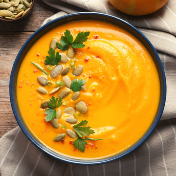 Roasted Butternut Squash Ginger Soup