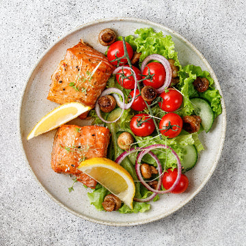 Oven Baked Atlantic Salmon with Lemon Coconut Sauce