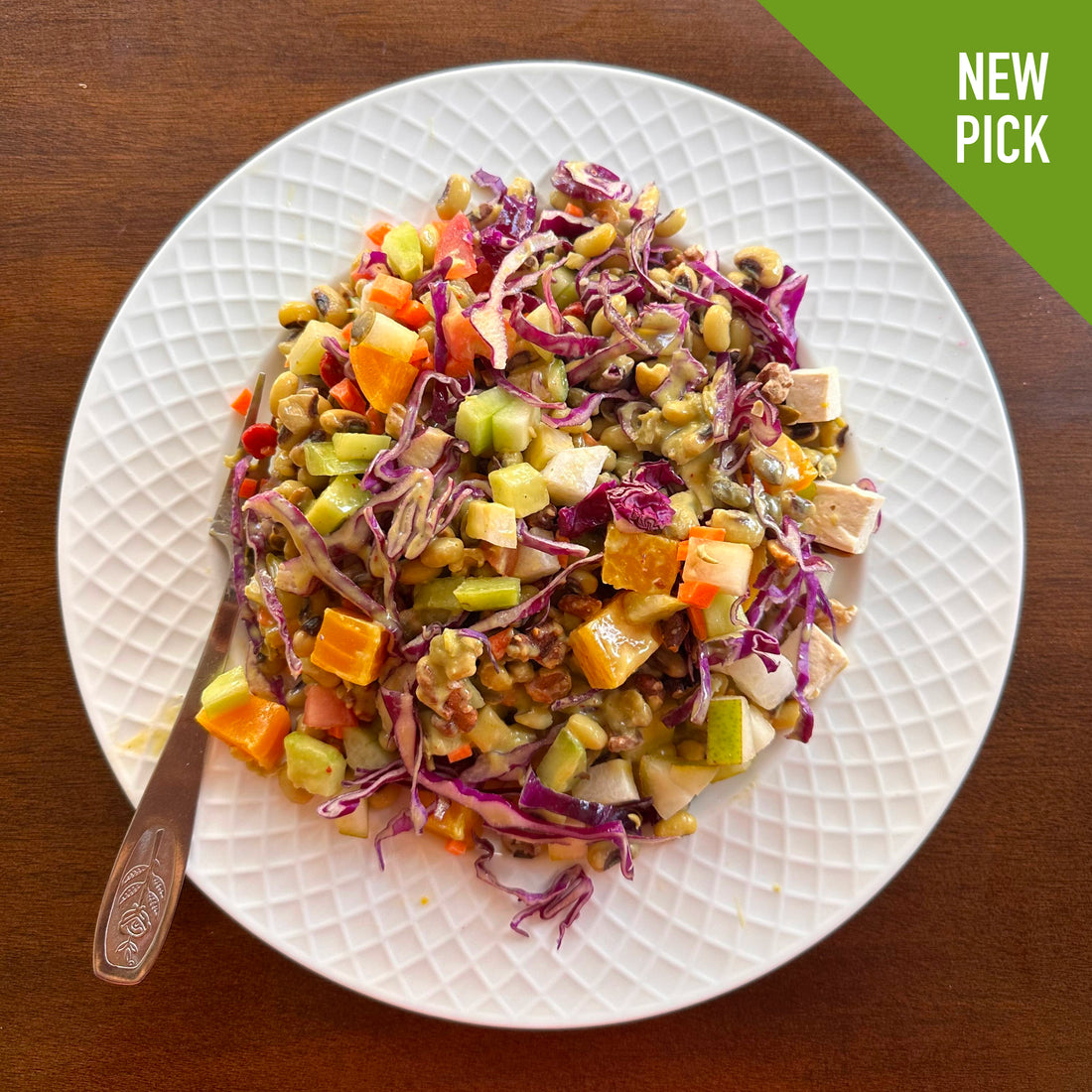 Black Eyed Pea Salad with Mustard Dressing