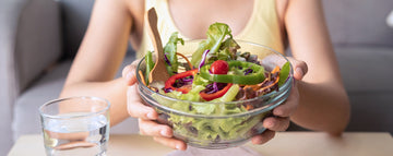 Healthy eating fresh vegetable salad bowl