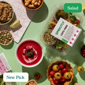 Greek Veggie Kofta Crumble Salad with Tzatziki Sauce